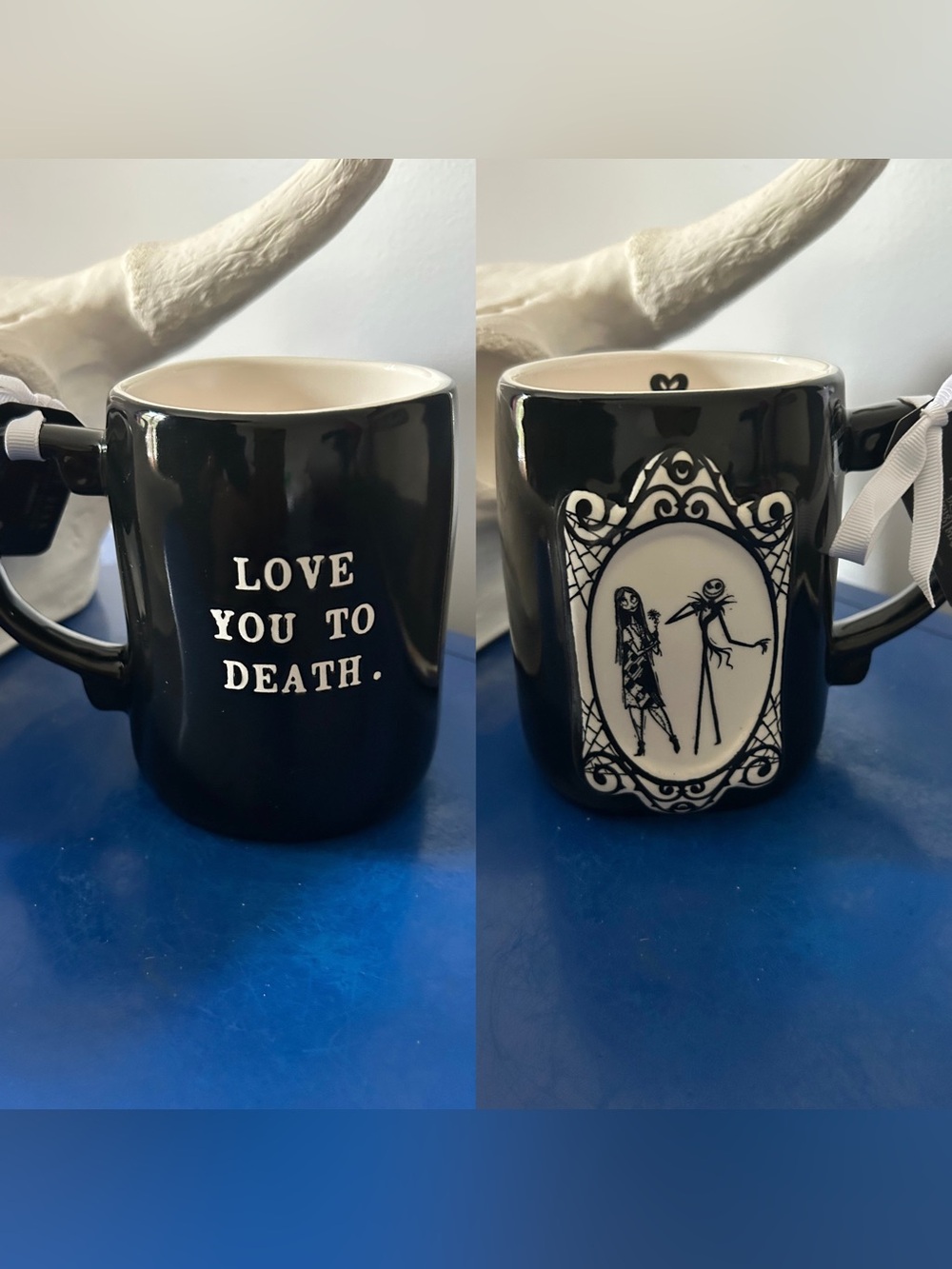 Rae Dunn Disney Nightmare Before Xmas Jack Skellington Love You To Death Mug